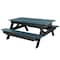 Highwood Usa Rectangle Hometown Picnic Table, Shale, 6 ft L, 30 in H Overall AD-TBL-HI02-SHL - alternate 1